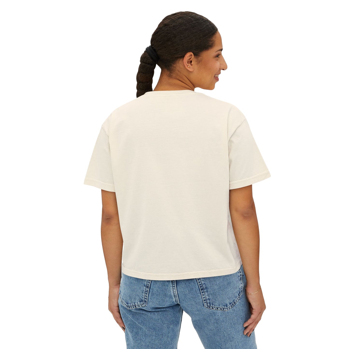 Logo Casual Crop T‑Shirt