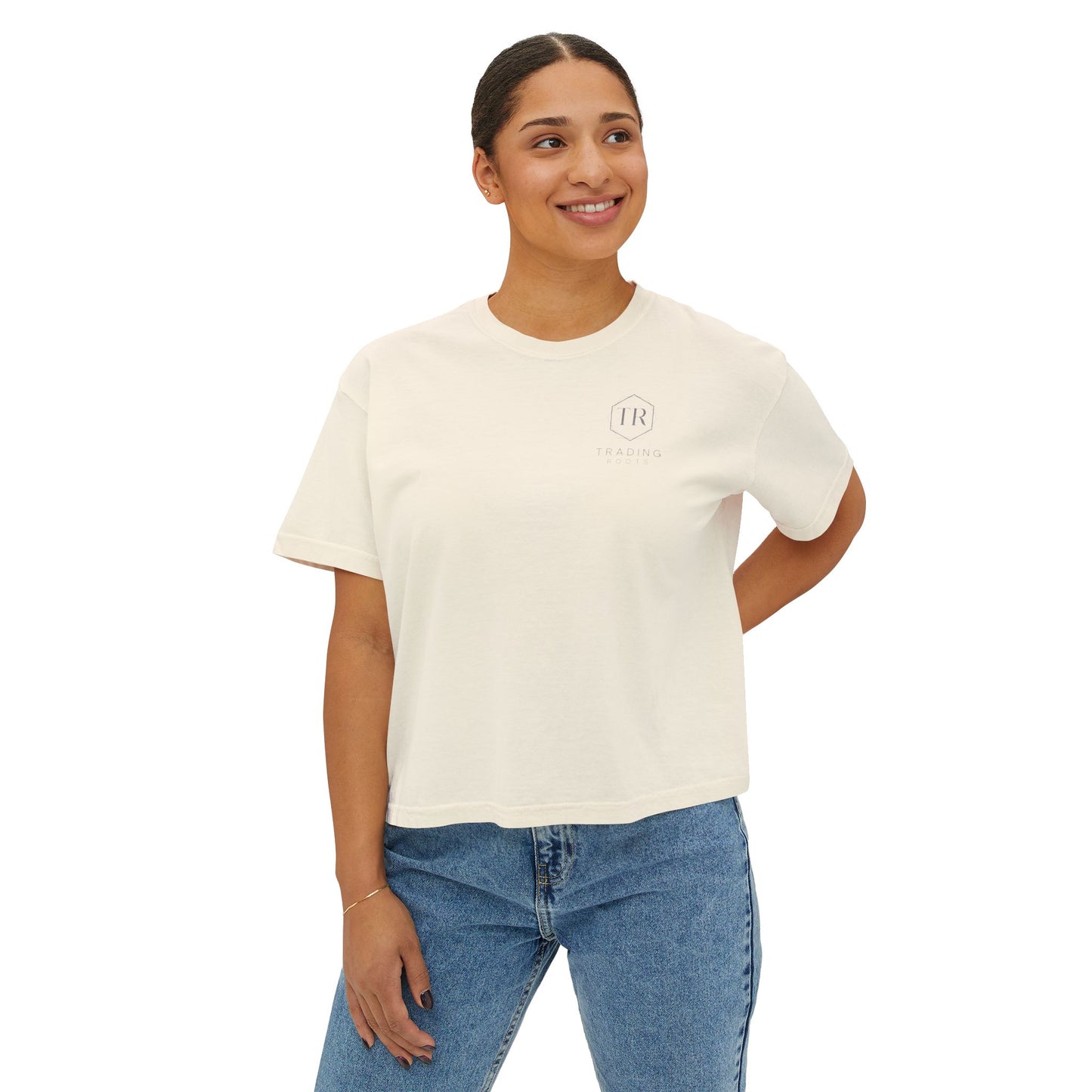 Logo Casual Crop T‑Shirt