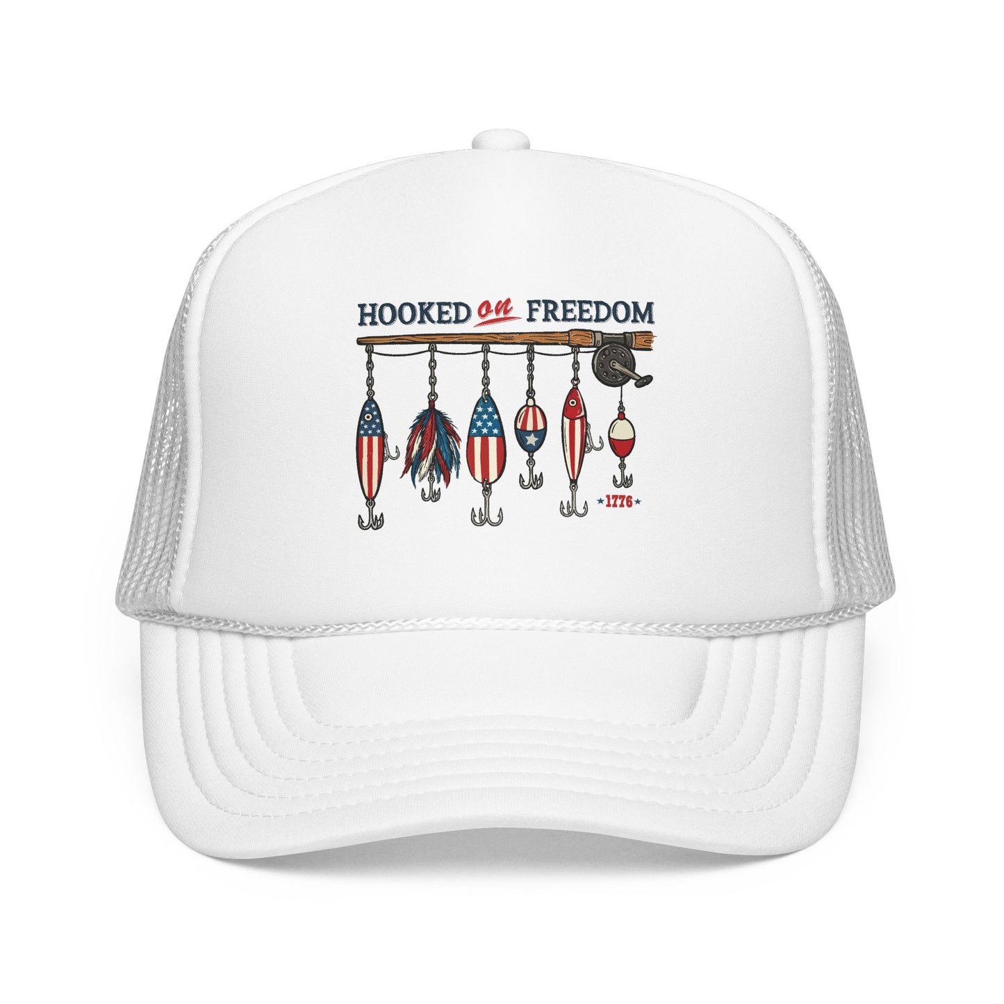 "Hooked on Freedom" Trucker Hat