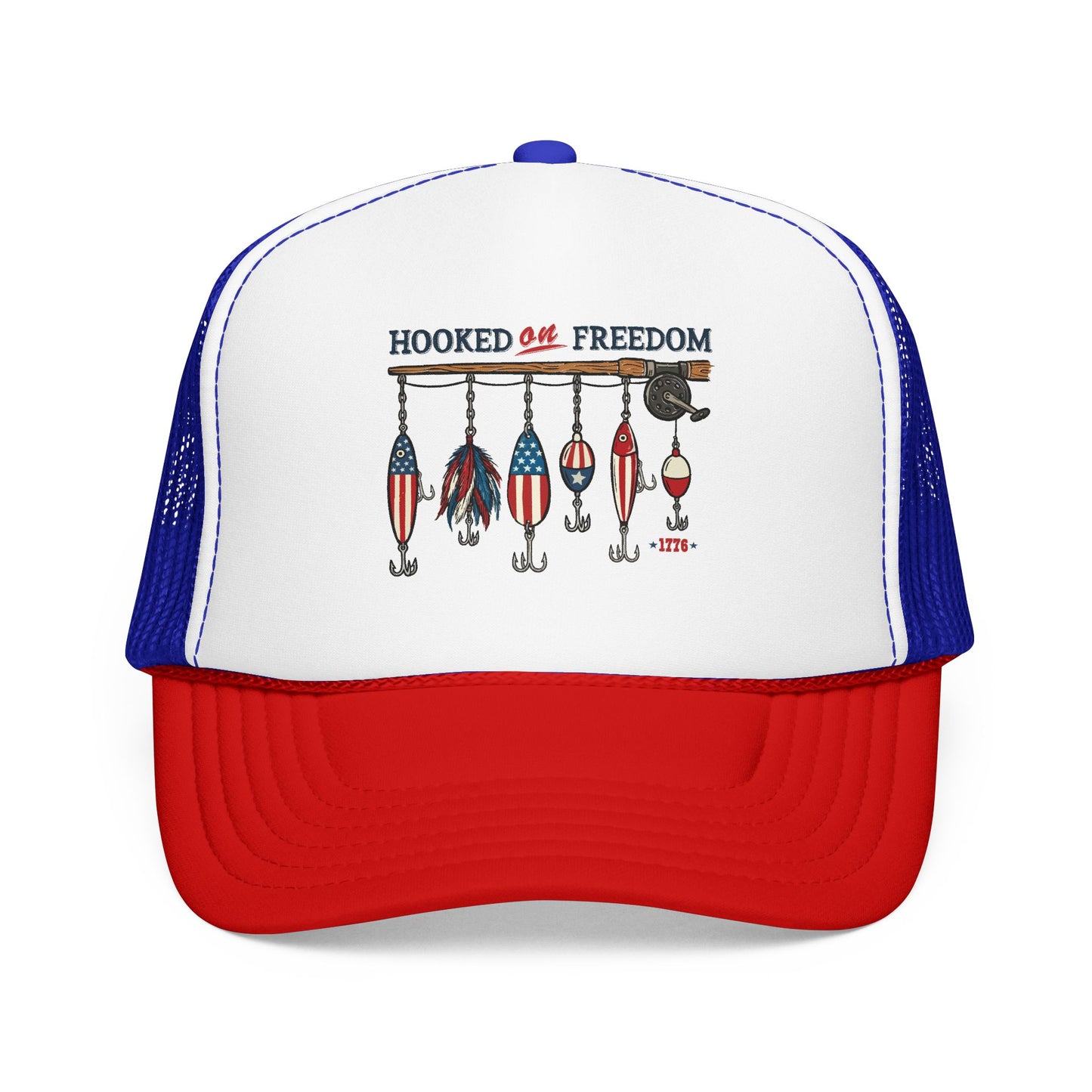 "Hooked on Freedom" Trucker Hat