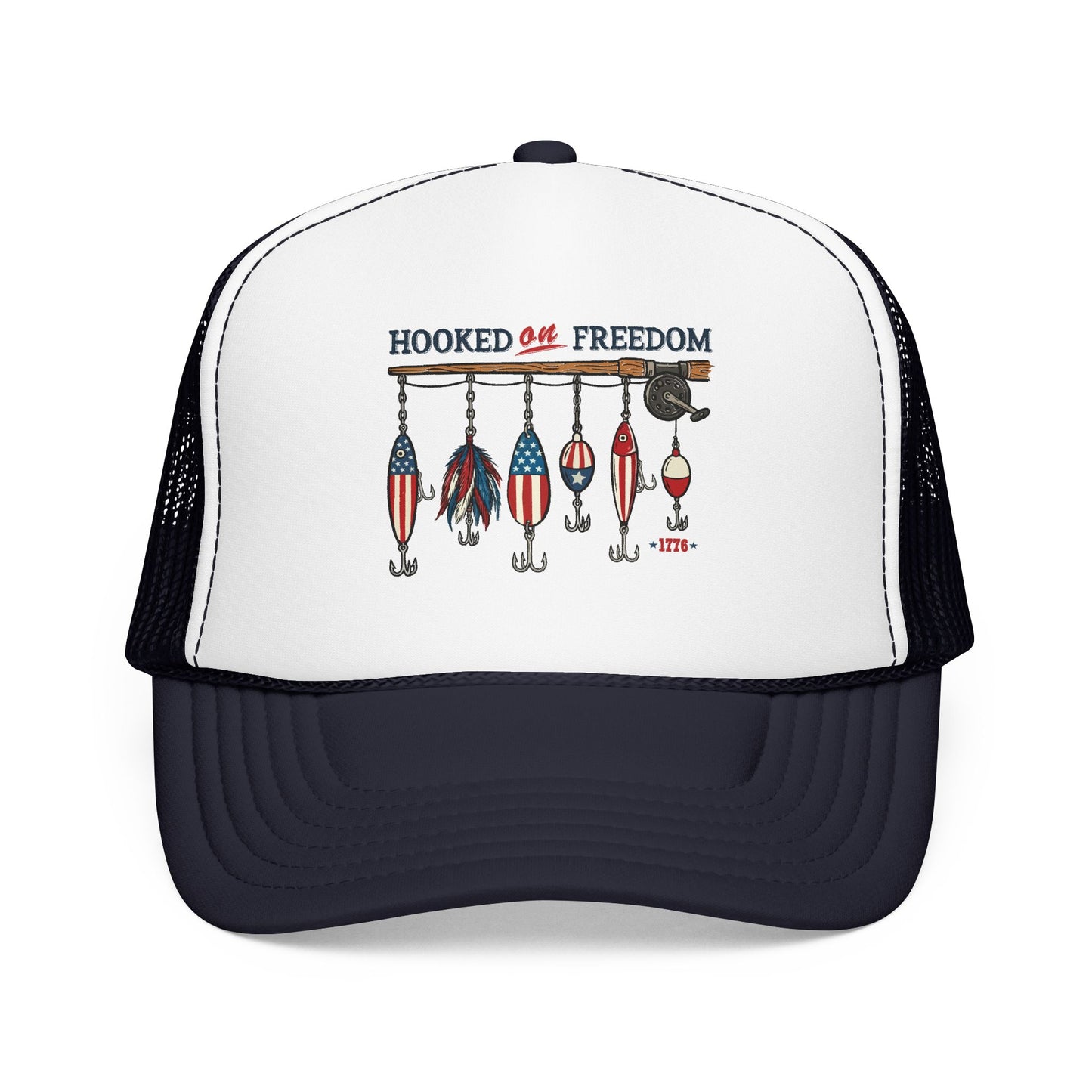 "Hooked on Freedom" Trucker Hat